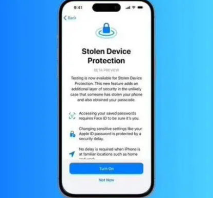 上虞苹果授权维修店分享被盗设备保护功能开启方法 