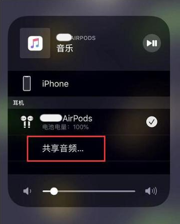 上虞苹果14音频维修点分享iPhone14音频共享设置方法 